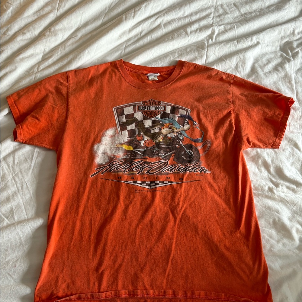 Harley-Davidson Orange Graphic Tee